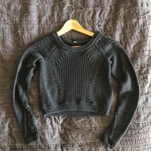 Lululemon size 2 woven gray sweater